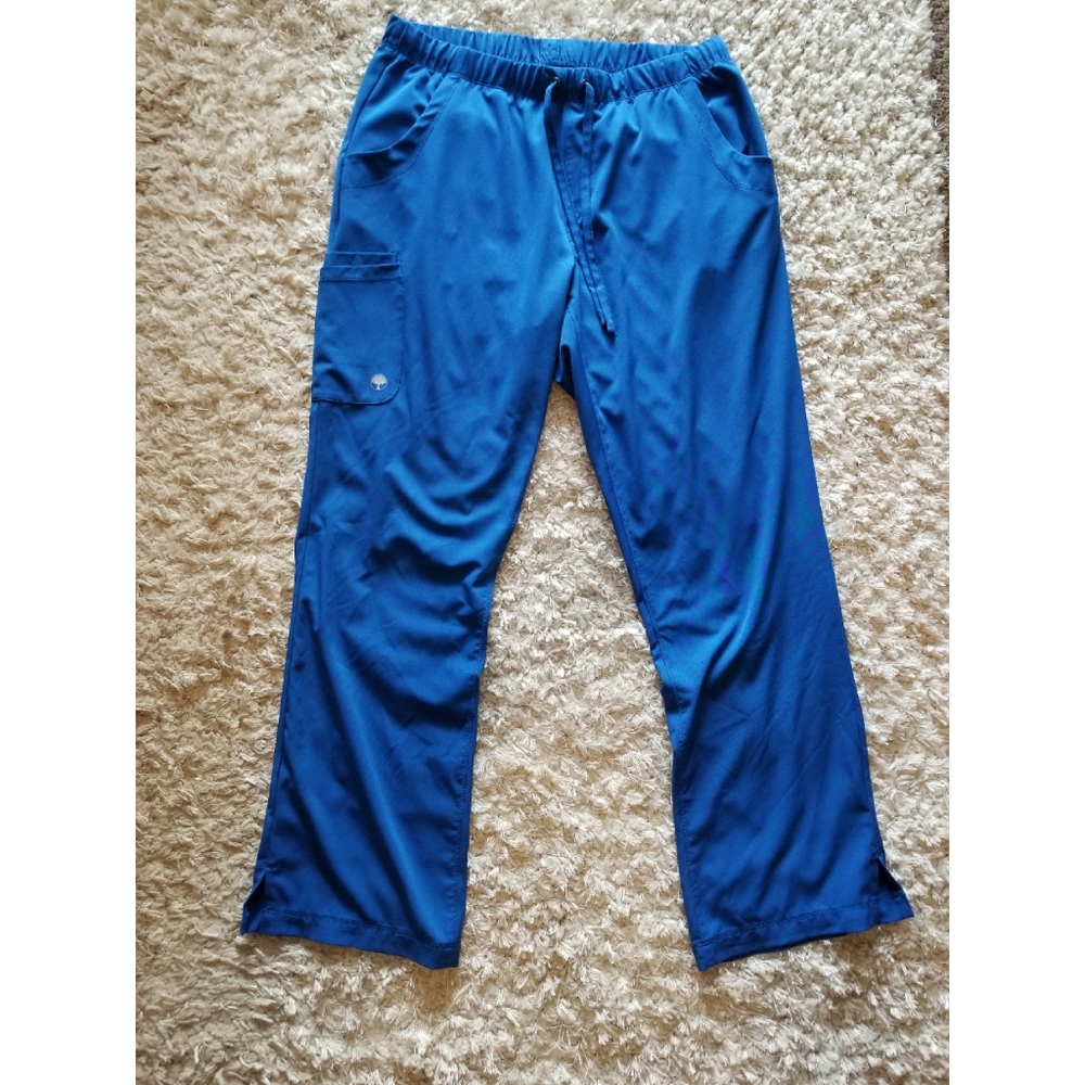 Healing Hands royal blue scrub pants